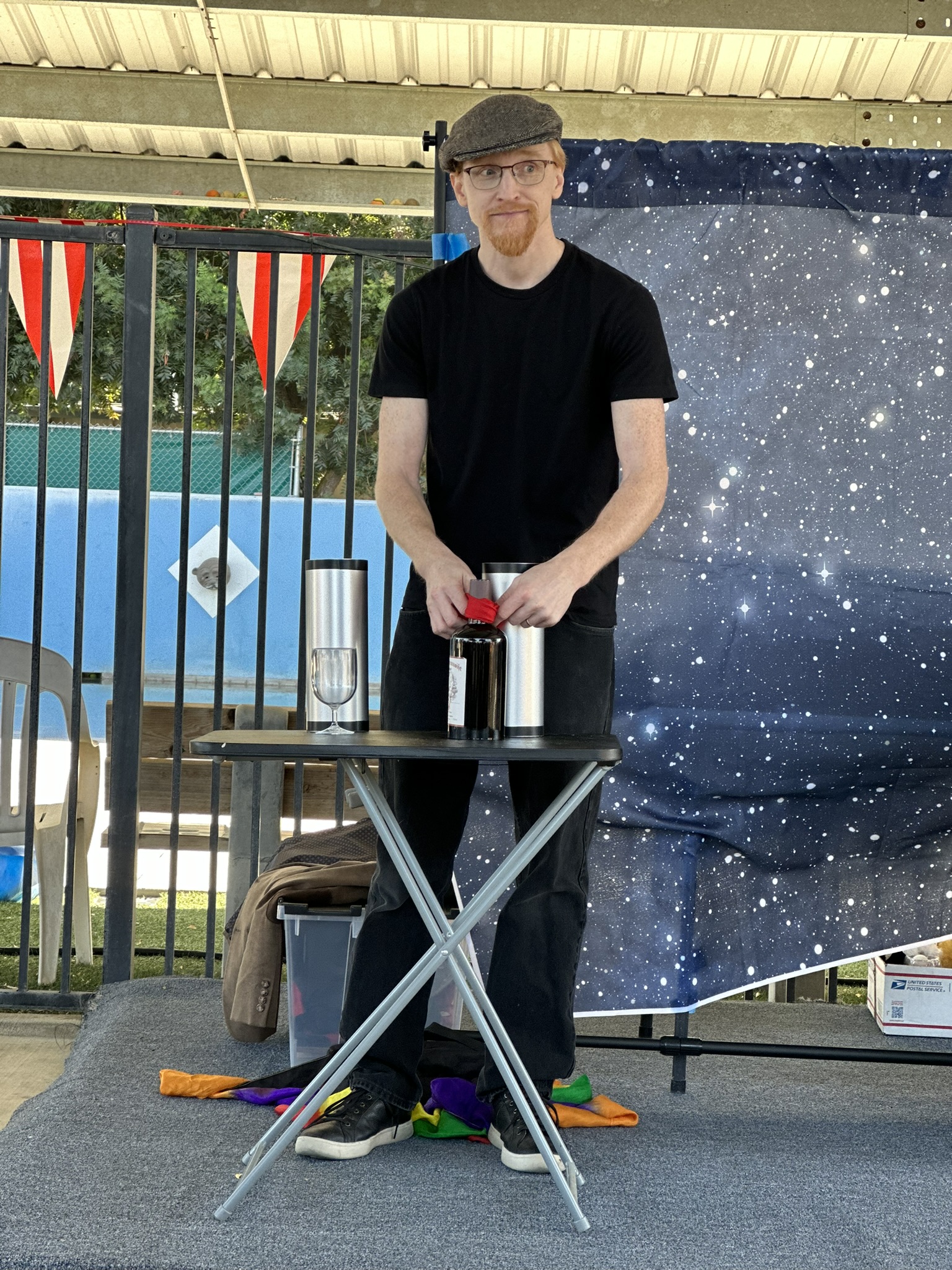 Magic Mabe performing a family-friendly magic show in Fresno
